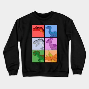 Dinosaur Squares Crewneck Sweatshirt